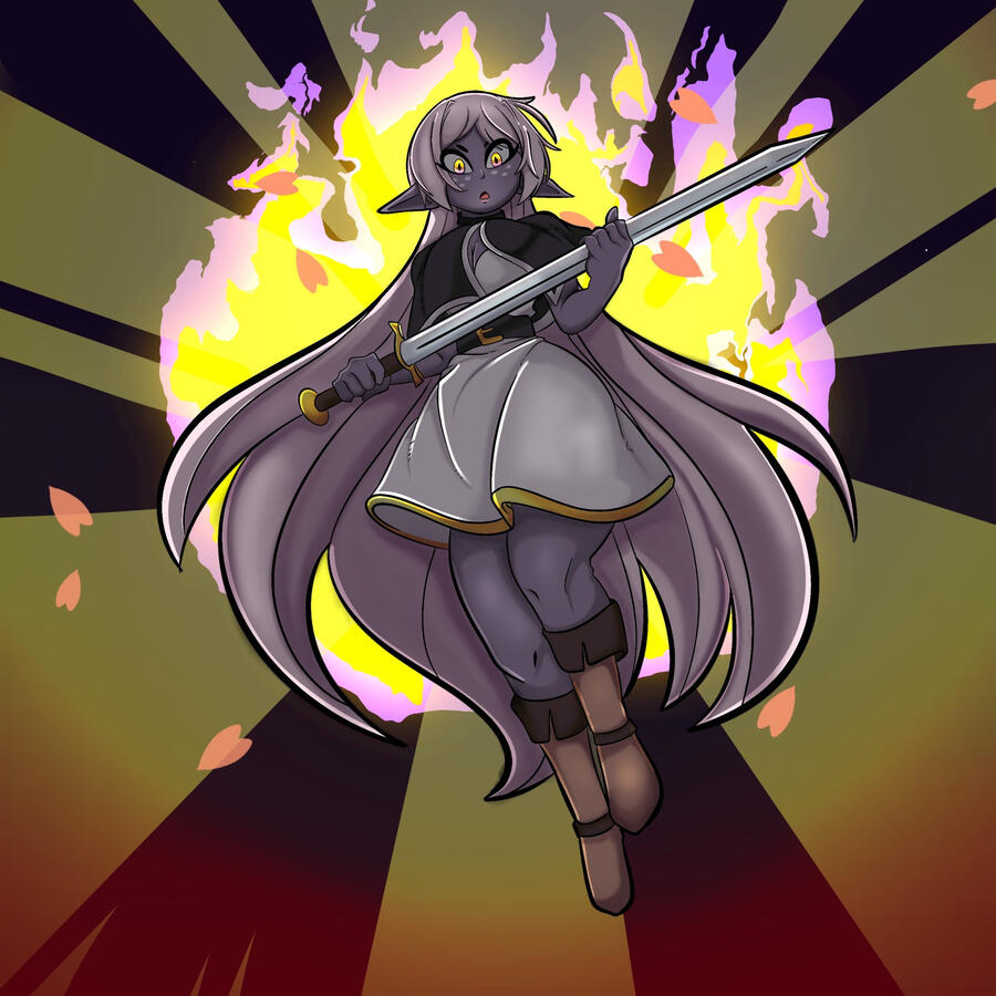 Even art referencing iconic scenes in media!